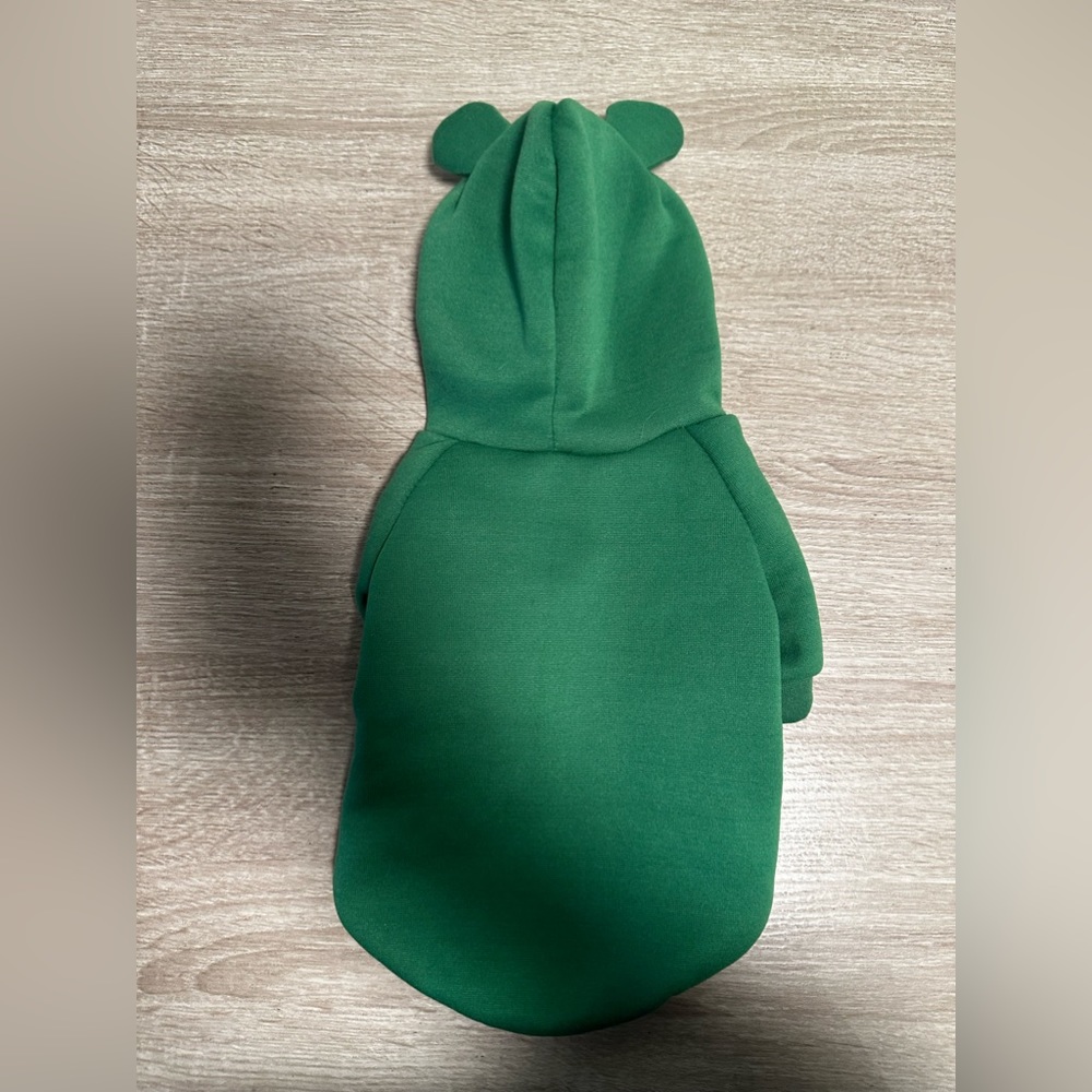 RE-POSHING🐸 HOST PICK!🐸NWOT🐸FROG HOODIE COSTUME SIZE MEDIUM 100% POLYESTER🐸 - Picture 6 of 7